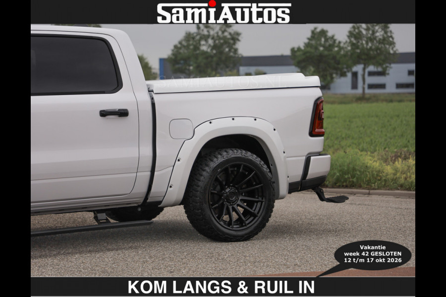Dodge Ram BOM VOL | HUD | 420PK | LUCHTVERING | PANO | €79950,- excl | PASSAGIERSSCHERM | BOM EN BOM VOL | Comfortabele Dubbele Cabine met Royale 5 Zitplaatsen | DODGE RAM PREMIUM LARAMIE EDITION | Voorraad Nr 2230 - 8765 | De specialist in Amerikaanse pick‑ups in Nederland en Europa.