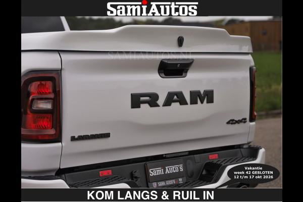Dodge Ram BOM VOL | HUD | 420PK | LUCHTVERING | PANO | €79950,- excl | PASSAGIERSSCHERM | BOM EN BOM VOL | Comfortabele Dubbele Cabine met Royale 5 Zitplaatsen | DODGE RAM PREMIUM LARAMIE EDITION | Voorraad Nr 2230 - 8765 | De specialist in Amerikaanse pick‑ups in Nederland en Europa.