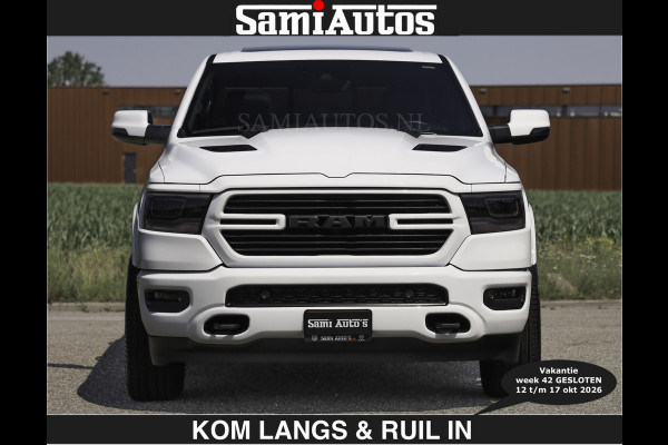 Dodge Ram SPORT V8 5.7 402PK | €69950,- excl | Krachtige Hemi | Panorama Dak | 12' Scherm Comfortabele Dubbele Cabine met Royale 5 Zitplaatsen | NIEUW EN BPM vrij | Nu Leverbaar uit Voorraad | Nr 2529 - 1277 | De specialist in Amerikaanse pick‑ups in Nederland en Europa.