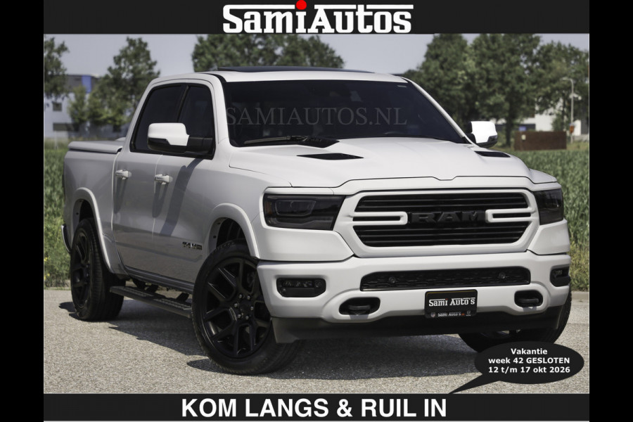 Dodge Ram SPORT V8 5.7 402PK | €69950,- excl | Krachtige Hemi | Panorama Dak | 12' Scherm Comfortabele Dubbele Cabine met Royale 5 Zitplaatsen | NIEUW EN BPM vrij | Nu Leverbaar uit Voorraad | Nr 2529 - 1277 | De specialist in Amerikaanse pick‑ups in Nederland en Europa.