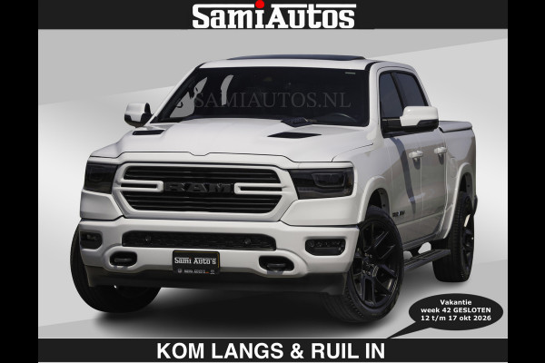 Dodge Ram SPORT V8 5.7 402PK | €69950,- excl | Krachtige Hemi | Panorama Dak | 12' Scherm Comfortabele Dubbele Cabine met Royale 5 Zitplaatsen | NIEUW EN BPM vrij | Nu Leverbaar uit Voorraad | Nr 2529 - 1277 | De specialist in Amerikaanse pick‑ups in Nederland en Europa.