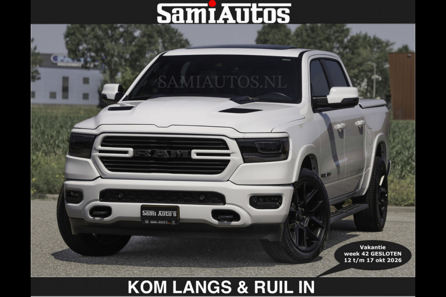 Dodge Ram SPORT V8 5.7 402PK | €69950,- excl | Krachtige Hemi | Panorama Dak | 12' Scherm Comfortabele Dubbele Cabine met Royale 5 Zitplaatsen | NIEUW EN BPM vrij | Nu Leverbaar uit Voorraad | Nr 2529 - 1277 | De specialist in Amerikaanse pick‑ups in Nederland en Europa.
