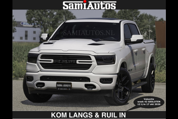 Dodge Ram SPORT V8 5.7 402PK | €69950,- excl | Krachtige Hemi | Panorama Dak | 12' Scherm Comfortabele Dubbele Cabine met Royale 5 Zitplaatsen | NIEUW EN BPM vrij | Nu Leverbaar uit Voorraad | Nr 2529 - 1277 | De specialist in Amerikaanse pick‑ups in Nederland en Europa.
