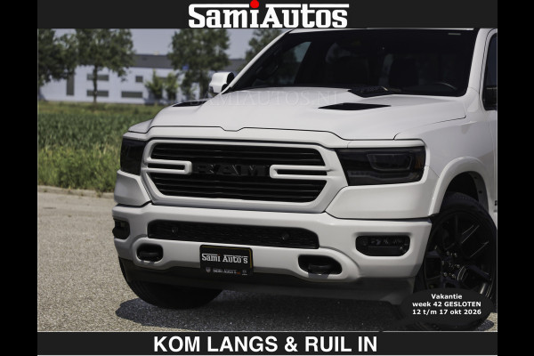Dodge Ram SPORT V8 5.7 402PK | €69950,- excl | Krachtige Hemi | Panorama Dak | 12' Scherm Comfortabele Dubbele Cabine met Royale 5 Zitplaatsen | NIEUW EN BPM vrij | Nu Leverbaar uit Voorraad | Nr 2529 - 1277 | De specialist in Amerikaanse pick‑ups in Nederland en Europa.