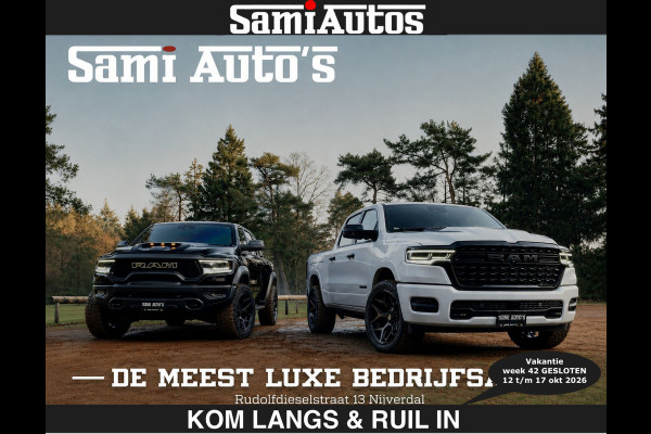 Dodge Ram SPORT V8 5.7 402PK | €69950,- excl | Krachtige Hemi | Panorama Dak | 12' Scherm Comfortabele Dubbele Cabine met Royale 5 Zitplaatsen | NIEUW EN BPM vrij | Nu Leverbaar uit Voorraad | Nr 2529 - 1277 | De specialist in Amerikaanse pick‑ups in Nederland en Europa.