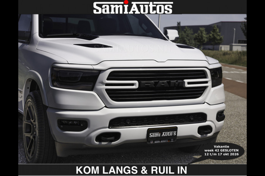 Dodge Ram SPORT V8 5.7 402PK | €69950,- excl | Krachtige Hemi | Panorama Dak | 12' Scherm Comfortabele Dubbele Cabine met Royale 5 Zitplaatsen | NIEUW EN BPM vrij | Nu Leverbaar uit Voorraad | Nr 2529 - 1277 | De specialist in Amerikaanse pick‑ups in Nederland en Europa.