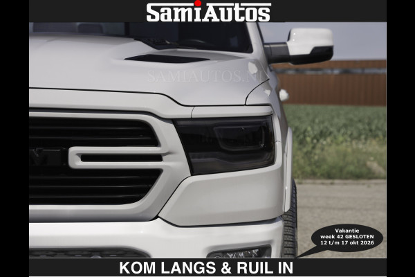 Dodge Ram SPORT V8 5.7 402PK | €69950,- excl | Krachtige Hemi | Panorama Dak | 12' Scherm Comfortabele Dubbele Cabine met Royale 5 Zitplaatsen | NIEUW EN BPM vrij | Nu Leverbaar uit Voorraad | Nr 2529 - 1277 | De specialist in Amerikaanse pick‑ups in Nederland en Europa.