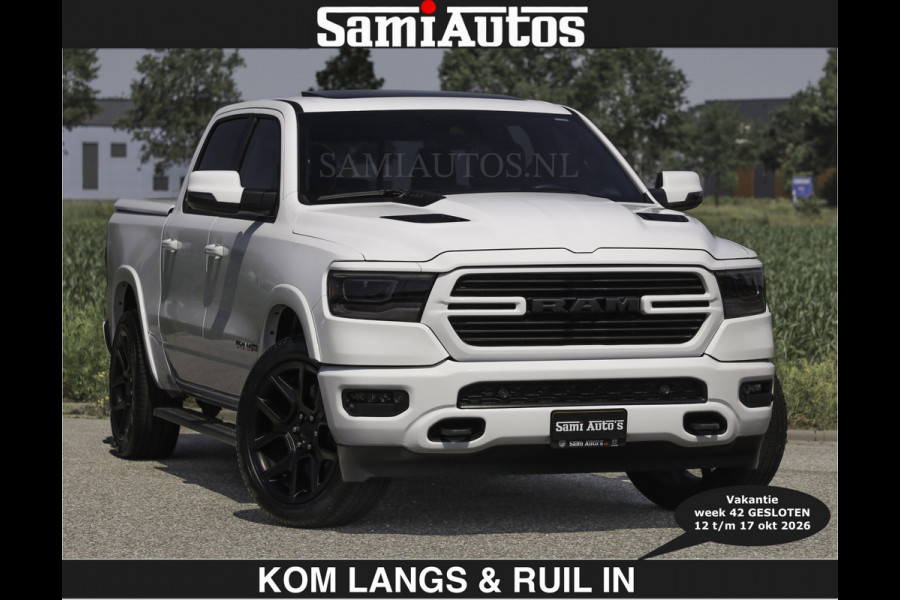 Dodge Ram SPORT V8 5.7 402PK | €69950,- excl | Krachtige Hemi | Panorama Dak | 12' Scherm Comfortabele Dubbele Cabine met Royale 5 Zitplaatsen | NIEUW EN BPM vrij | Nu Leverbaar uit Voorraad | Nr 2529 - 1277 | De specialist in Amerikaanse pick‑ups in Nederland en Europa.