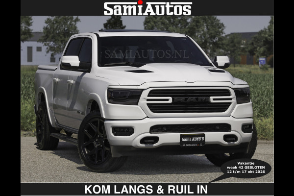 Dodge Ram SPORT V8 5.7 402PK | €69950,- excl | Krachtige Hemi | Panorama Dak | 12' Scherm Comfortabele Dubbele Cabine met Royale 5 Zitplaatsen | NIEUW EN BPM vrij | Nu Leverbaar uit Voorraad | Nr 2529 - 1277 | De specialist in Amerikaanse pick‑ups in Nederland en Europa.