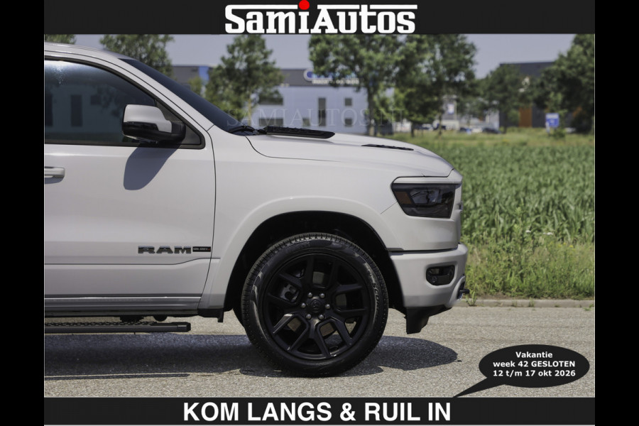 Dodge Ram SPORT V8 5.7 402PK | €69950,- excl | Krachtige Hemi | Panorama Dak | 12' Scherm Comfortabele Dubbele Cabine met Royale 5 Zitplaatsen | NIEUW EN BPM vrij | Nu Leverbaar uit Voorraad | Nr 2529 - 1277 | De specialist in Amerikaanse pick‑ups in Nederland en Europa.