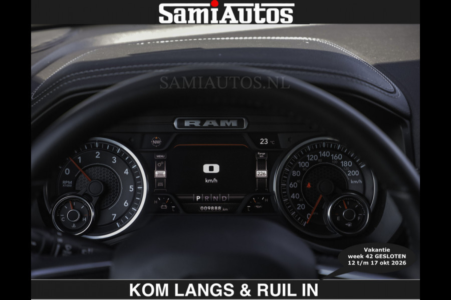 Dodge Ram SPORT V8 5.7 402PK | €69950,- excl | Krachtige Hemi | Panorama Dak | 12' Scherm Comfortabele Dubbele Cabine met Royale 5 Zitplaatsen | NIEUW EN BPM vrij | Nu Leverbaar uit Voorraad | Nr 2529 - 1277 | De specialist in Amerikaanse pick‑ups in Nederland en Europa.