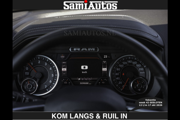 Dodge Ram SPORT V8 5.7 402PK | €69950,- excl | Krachtige Hemi | Panorama Dak | 12' Scherm Comfortabele Dubbele Cabine met Royale 5 Zitplaatsen | NIEUW EN BPM vrij | Nu Leverbaar uit Voorraad | Nr 2529 - 1277 | De specialist in Amerikaanse pick‑ups in Nederland en Europa.