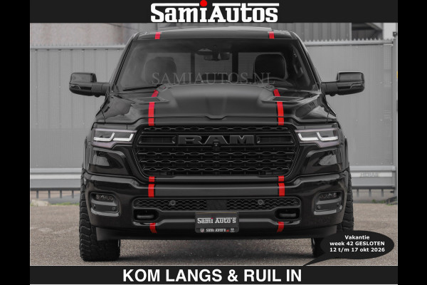 Dodge Ram Limited 540 PK | HUD | €84950,- excl | LUCHTVERING | MASSAGE | PASSAGIERSSCHERM | De Meest Luxe en Volle Pick-Up in zijn Klasse  Comfortabele Dubbele Cabine met Royale 5 Zitplaatsen | Voorraadnummer: 2370 - 5411 | De specialist in Amerikaanse pick‑ups in Nederland en Europa.