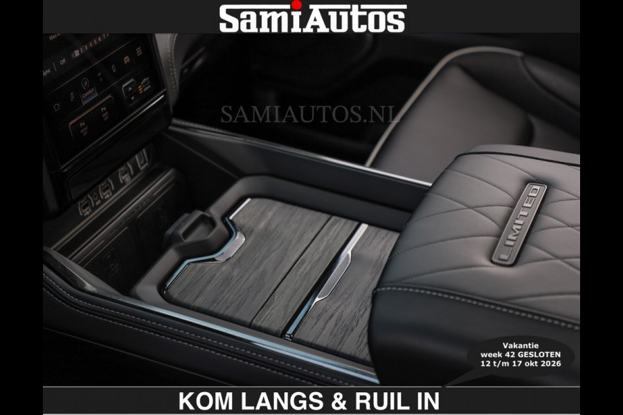 Dodge Ram Limited 540 PK | HUD | €84950,- excl | LUCHTVERING | MASSAGE | PASSAGIERSSCHERM | De Meest Luxe en Volle Pick-Up in zijn Klasse  Comfortabele Dubbele Cabine met Royale 5 Zitplaatsen | Voorraadnummer: 2370 - 5411 | De specialist in Amerikaanse pick‑ups in Nederland en Europa.