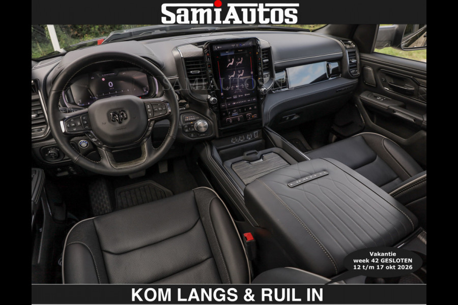 Dodge Ram Limited 540 PK | HUD | €84950,- excl | LUCHTVERING | MASSAGE | PASSAGIERSSCHERM | De Meest Luxe en Volle Pick-Up in zijn Klasse  Comfortabele Dubbele Cabine met Royale 5 Zitplaatsen | Voorraadnummer: 2370 - 5411 | De specialist in Amerikaanse pick‑ups in Nederland en Europa.