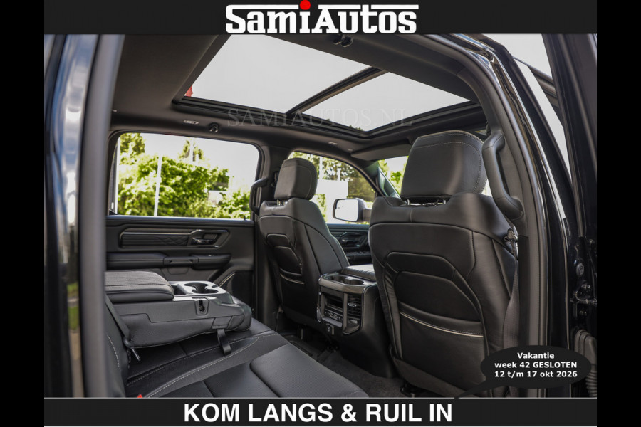 Dodge Ram Limited 540 PK | HUD | €84950,- excl | LUCHTVERING | MASSAGE | PASSAGIERSSCHERM | De Meest Luxe en Volle Pick-Up in zijn Klasse  Comfortabele Dubbele Cabine met Royale 5 Zitplaatsen | Voorraadnummer: 2370 - 5411 | De specialist in Amerikaanse pick‑ups in Nederland en Europa.
