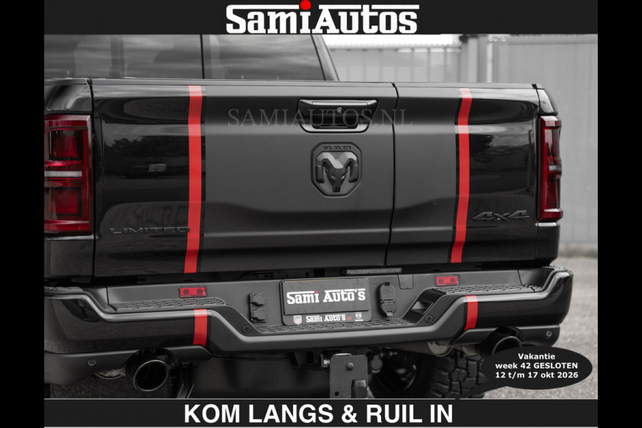 Dodge Ram Limited 540 PK | HUD | €84950,- excl | LUCHTVERING | MASSAGE | PASSAGIERSSCHERM | De Meest Luxe en Volle Pick-Up in zijn Klasse  Comfortabele Dubbele Cabine met Royale 5 Zitplaatsen | Voorraadnummer: 2370 - 5411 | De specialist in Amerikaanse pick‑ups in Nederland en Europa.