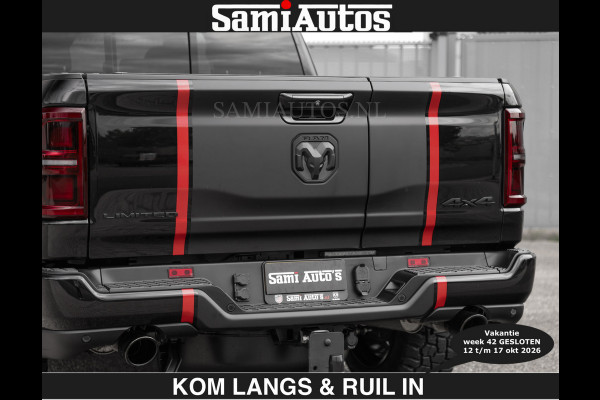 Dodge Ram Limited 540 PK | HUD | €84950,- excl | LUCHTVERING | MASSAGE | PASSAGIERSSCHERM | De Meest Luxe en Volle Pick-Up in zijn Klasse  Comfortabele Dubbele Cabine met Royale 5 Zitplaatsen | Voorraadnummer: 2370 - 5411 | De specialist in Amerikaanse pick‑ups in Nederland en Europa.