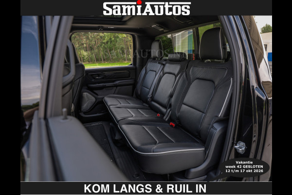 Dodge Ram Limited 540 PK | HUD | €84950,- excl | LUCHTVERING | MASSAGE | PASSAGIERSSCHERM | De Meest Luxe en Volle Pick-Up in zijn Klasse  Comfortabele Dubbele Cabine met Royale 5 Zitplaatsen | Voorraadnummer: 2370 - 5411 | De specialist in Amerikaanse pick‑ups in Nederland en Europa.