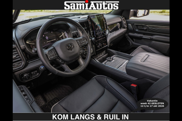 Dodge Ram Limited 540 PK | HUD | €84950,- excl | LUCHTVERING | MASSAGE | PASSAGIERSSCHERM | De Meest Luxe en Volle Pick-Up in zijn Klasse  Comfortabele Dubbele Cabine met Royale 5 Zitplaatsen | Voorraadnummer: 2370 - 5411 | De specialist in Amerikaanse pick‑ups in Nederland en Europa.