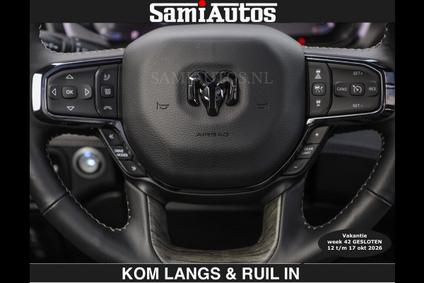 Dodge Ram Limited 540 PK | HUD | €84950,- excl | LUCHTVERING | MASSAGE | PASSAGIERSSCHERM | De Meest Luxe en Volle Pick-Up in zijn Klasse  Comfortabele Dubbele Cabine met Royale 5 Zitplaatsen | Voorraadnummer: 2370 - 5411 | De specialist in Amerikaanse pick‑ups in Nederland en Europa.