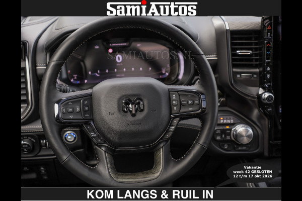 Dodge Ram Limited 540 PK | HUD | €84950,- excl | LUCHTVERING | MASSAGE | PASSAGIERSSCHERM | De Meest Luxe en Volle Pick-Up in zijn Klasse  Comfortabele Dubbele Cabine met Royale 5 Zitplaatsen | Voorraadnummer: 2370 - 5411 | De specialist in Amerikaanse pick‑ups in Nederland en Europa.