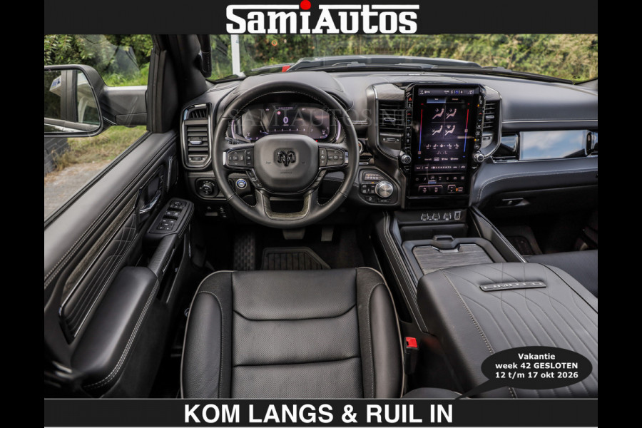 Dodge Ram Limited 540 PK | HUD | €84950,- excl | LUCHTVERING | MASSAGE | PASSAGIERSSCHERM | De Meest Luxe en Volle Pick-Up in zijn Klasse  Comfortabele Dubbele Cabine met Royale 5 Zitplaatsen | Voorraadnummer: 2370 - 5411 | De specialist in Amerikaanse pick‑ups in Nederland en Europa.