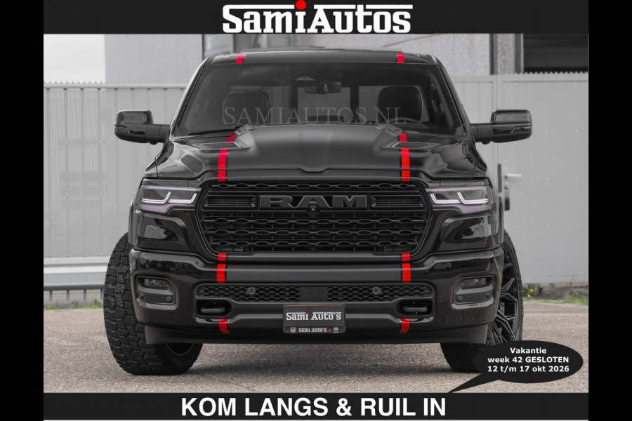 Dodge Ram Limited 540 PK | HUD | €84950,- excl | LUCHTVERING | MASSAGE | PASSAGIERSSCHERM | De Meest Luxe en Volle Pick-Up in zijn Klasse  Comfortabele Dubbele Cabine met Royale 5 Zitplaatsen | Voorraadnummer: 2370 - 5411 | De specialist in Amerikaanse pick‑ups in Nederland en Europa.
