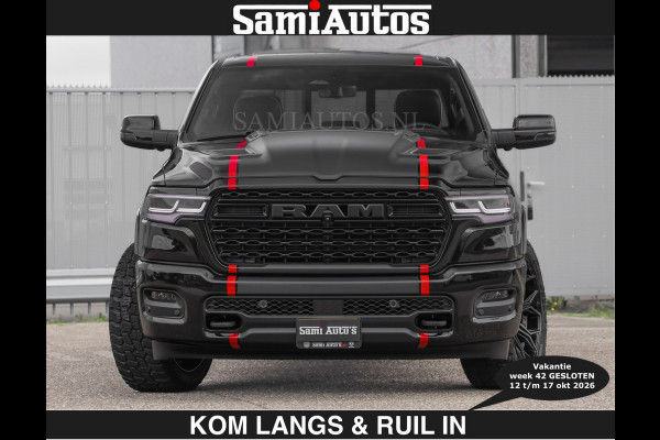 Dodge Ram Limited 540 PK | HUD | €84950,- excl | LUCHTVERING | MASSAGE | PASSAGIERSSCHERM | De Meest Luxe en Volle Pick-Up in zijn Klasse  Comfortabele Dubbele Cabine met Royale 5 Zitplaatsen | Voorraadnummer: 2370 - 5411 | De specialist in Amerikaanse pick‑ups in Nederland en Europa.