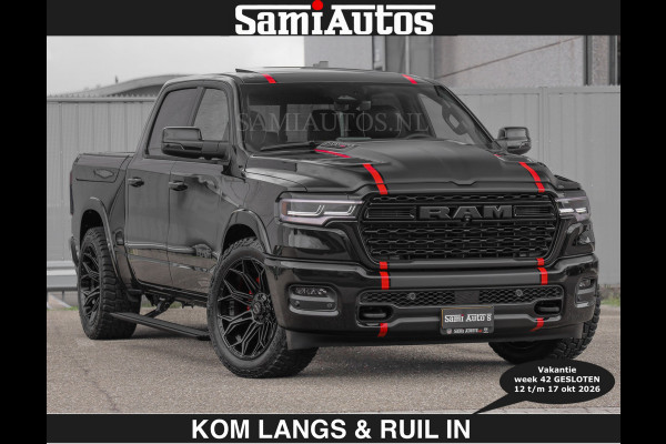 Dodge Ram Limited 540 PK | HUD | €84950,- excl | LUCHTVERING | MASSAGE | PASSAGIERSSCHERM | De Meest Luxe en Volle Pick-Up in zijn Klasse  Comfortabele Dubbele Cabine met Royale 5 Zitplaatsen | Voorraadnummer: 2370 - 5411 | De specialist in Amerikaanse pick‑ups in Nederland en Europa.