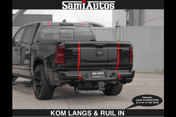 Dodge Ram Limited 540 PK | HUD | €84950,- excl | LUCHTVERING | MASSAGE | PASSAGIERSSCHERM | De Meest Luxe en Volle Pick-Up in zijn Klasse  Comfortabele Dubbele Cabine met Royale 5 Zitplaatsen | Voorraadnummer: 2370 - 5411 | De specialist in Amerikaanse pick‑ups in Nederland en Europa.