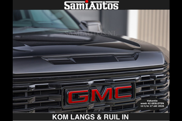 GMC Sierra BLACK OPS | DENALI 6.2 V8 426PK Full Option | €84950,- excl | De Meest Luxe Pick-Up in zijn Klasse | Comfortabele Dubbele Cabine met Royale 5 Zitplaatsen | BPM vrij | Nu Leverbaar uit Voorraad | Voorraad Nr 1924 | De specialist in Amerikaanse pick‑ups in Nederland en Europa.