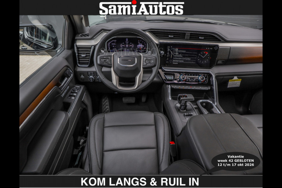 GMC Sierra BLACK OPS | DENALI 6.2 V8 426PK Full Option | €84950,- excl | De Meest Luxe Pick-Up in zijn Klasse | Comfortabele Dubbele Cabine met Royale 5 Zitplaatsen | BPM vrij | Nu Leverbaar uit Voorraad | Voorraad Nr 1924 | De specialist in Amerikaanse pick‑ups in Nederland en Europa.