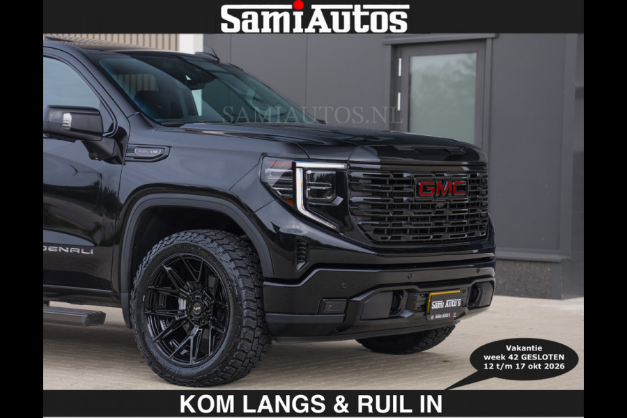 GMC Sierra BLACK OPS | DENALI 6.2 V8 426PK Full Option | €84950,- excl | De Meest Luxe Pick-Up in zijn Klasse | Comfortabele Dubbele Cabine met Royale 5 Zitplaatsen | BPM vrij | Nu Leverbaar uit Voorraad | Voorraad Nr 1924 | De specialist in Amerikaanse pick‑ups in Nederland en Europa.
