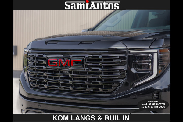 GMC Sierra BLACK OPS | DENALI 6.2 V8 426PK Full Option | €84950,- excl | De Meest Luxe Pick-Up in zijn Klasse | Comfortabele Dubbele Cabine met Royale 5 Zitplaatsen | BPM vrij | Nu Leverbaar uit Voorraad | Voorraad Nr 1924 | De specialist in Amerikaanse pick‑ups in Nederland en Europa.