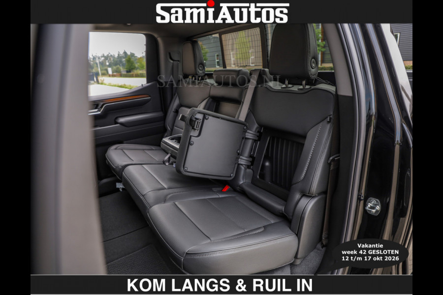 GMC Sierra BLACK OPS | DENALI 6.2 V8 426PK Full Option | €84950,- excl | De Meest Luxe Pick-Up in zijn Klasse | Comfortabele Dubbele Cabine met Royale 5 Zitplaatsen | BPM vrij | Nu Leverbaar uit Voorraad | Voorraad Nr 1924 | De specialist in Amerikaanse pick‑ups in Nederland en Europa.