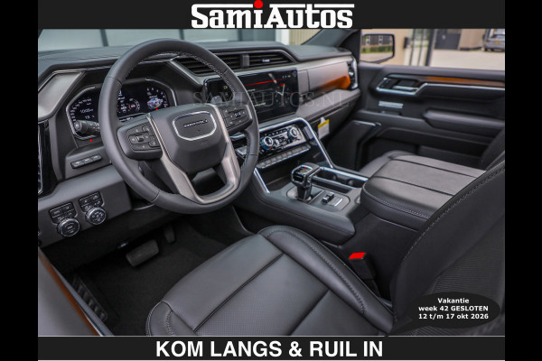 GMC Sierra BLACK OPS | DENALI 6.2 V8 426PK Full Option | €84950,- excl | De Meest Luxe Pick-Up in zijn Klasse | Comfortabele Dubbele Cabine met Royale 5 Zitplaatsen | BPM vrij | Nu Leverbaar uit Voorraad | Voorraad Nr 1924 | De specialist in Amerikaanse pick‑ups in Nederland en Europa.