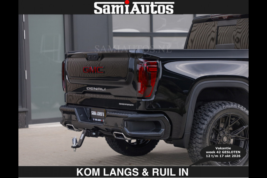 GMC Sierra BLACK OPS | DENALI 6.2 V8 426PK Full Option | €84950,- excl | De Meest Luxe Pick-Up in zijn Klasse | Comfortabele Dubbele Cabine met Royale 5 Zitplaatsen | BPM vrij | Nu Leverbaar uit Voorraad | Voorraad Nr 1924 | De specialist in Amerikaanse pick‑ups in Nederland en Europa.
