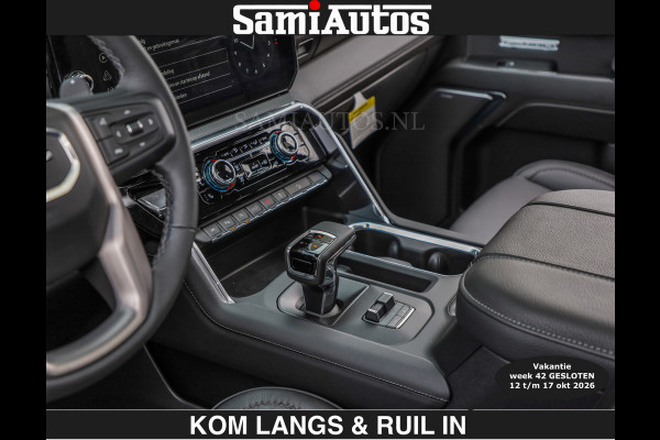 GMC Sierra BLACK OPS | DENALI 6.2 V8 426PK Full Option | €84950,- excl | De Meest Luxe Pick-Up in zijn Klasse | Comfortabele Dubbele Cabine met Royale 5 Zitplaatsen | BPM vrij | Nu Leverbaar uit Voorraad | Voorraad Nr 1924 | De specialist in Amerikaanse pick‑ups in Nederland en Europa.