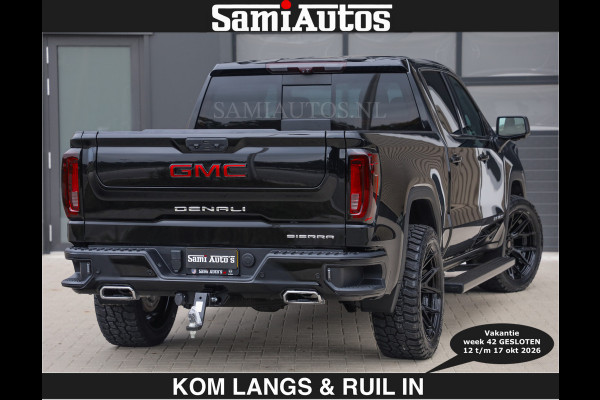 GMC Sierra BLACK OPS | DENALI 6.2 V8 426PK Full Option | €84950,- excl | De Meest Luxe Pick-Up in zijn Klasse | Comfortabele Dubbele Cabine met Royale 5 Zitplaatsen | BPM vrij | Nu Leverbaar uit Voorraad | Voorraad Nr 1924 | De specialist in Amerikaanse pick‑ups in Nederland en Europa.