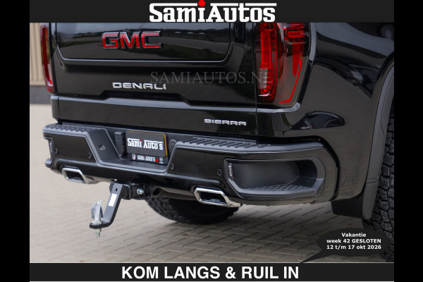 GMC Sierra BLACK OPS | DENALI 6.2 V8 426PK Full Option | €84950,- excl | De Meest Luxe Pick-Up in zijn Klasse | Comfortabele Dubbele Cabine met Royale 5 Zitplaatsen | BPM vrij | Nu Leverbaar uit Voorraad | Voorraad Nr 1924 | De specialist in Amerikaanse pick‑ups in Nederland en Europa.