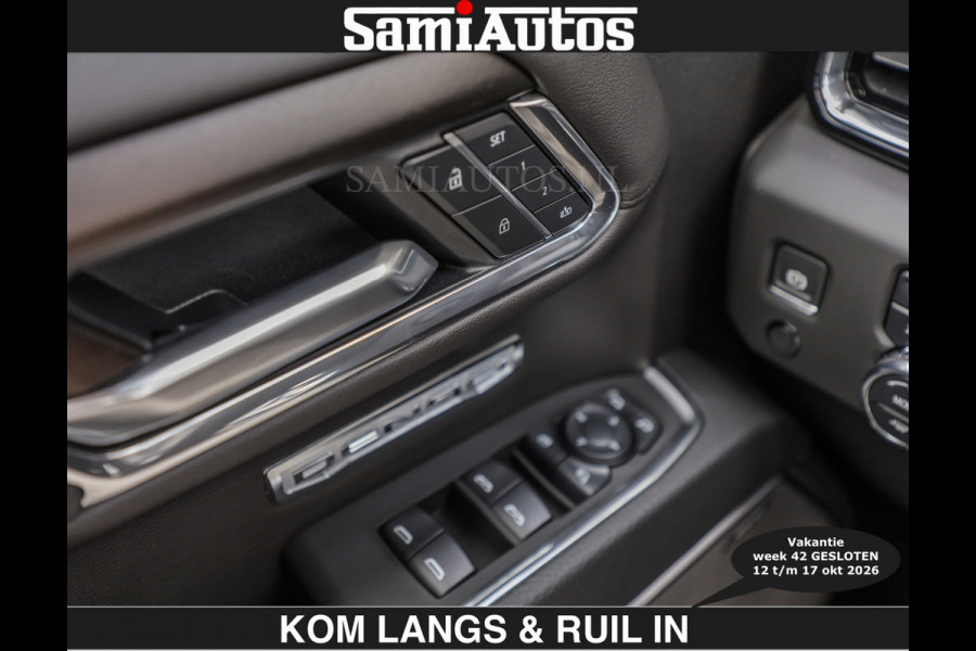 GMC Sierra BLACK OPS | DENALI 6.2 V8 426PK Full Option | €84950,- excl | De Meest Luxe Pick-Up in zijn Klasse | Comfortabele Dubbele Cabine met Royale 5 Zitplaatsen | BPM vrij | Nu Leverbaar uit Voorraad | Voorraad Nr 1924 | De specialist in Amerikaanse pick‑ups in Nederland en Europa.