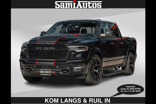 Dodge Ram HULK PACKAGE | Limited Night H.O 540HP €84950,- excl | Massage + Full Option | De Meest Luxe en Volle Pick-Up in zijn Klasse | H Comfortabele Dubbele Cabine met Royale 5 Zitplaatsen | BPM vrij | Nu Leverbaar uit Voorraad | Voorraad Nr 2353 - 5412 | De specialist in Amerikaanse pick‑ups in Nederland en Europa.