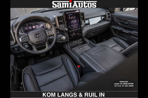 Dodge Ram Limited 540 PK | HUD | €84950,- excl | LUCHTVERING | MASSAGE | PASSAGIERSSCHERM | De Meest Luxe en Volle Pick-Up in zijn Klasse  Comfortabele Dubbele Cabine met Royale 5 Zitplaatsen | BPM vrij | Nu Leverbaar uit Voorraad | Voorraad Nr 2335 - 5153 | De specialist in Amerikaanse pick‑ups in Nederland en Europa.