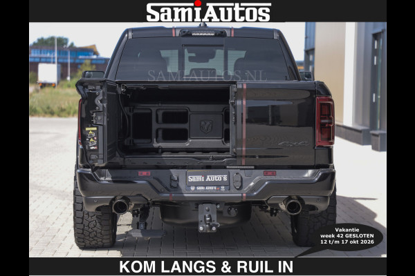 Dodge Ram Limited 540 PK | HUD | €84950,- excl | LUCHTVERING | MASSAGE | PASSAGIERSSCHERM | De Meest Luxe en Volle Pick-Up in zijn Klasse  Comfortabele Dubbele Cabine met Royale 5 Zitplaatsen | BPM vrij | Nu Leverbaar uit Voorraad | Voorraad Nr 2335 - 5153 | De specialist in Amerikaanse pick‑ups in Nederland en Europa.
