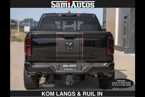 Dodge Ram Limited 540 PK | HUD | €84950,- excl | LUCHTVERING | MASSAGE | PASSAGIERSSCHERM | De Meest Luxe en Volle Pick-Up in zijn Klasse  Comfortabele Dubbele Cabine met Royale 5 Zitplaatsen | BPM vrij | Nu Leverbaar uit Voorraad | Voorraad Nr 2335 - 5153 | De specialist in Amerikaanse pick‑ups in Nederland en Europa.