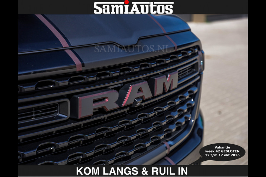 Dodge Ram Limited 540 PK | HUD | €84950,- excl | LUCHTVERING | MASSAGE | PASSAGIERSSCHERM | De Meest Luxe en Volle Pick-Up in zijn Klasse  Comfortabele Dubbele Cabine met Royale 5 Zitplaatsen | BPM vrij | Nu Leverbaar uit Voorraad | Voorraad Nr 2335 - 5153 | De specialist in Amerikaanse pick‑ups in Nederland en Europa.