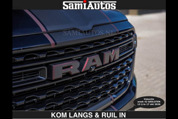 Dodge Ram Limited 540 PK | HUD | €84950,- excl | LUCHTVERING | MASSAGE | PASSAGIERSSCHERM | De Meest Luxe en Volle Pick-Up in zijn Klasse  Comfortabele Dubbele Cabine met Royale 5 Zitplaatsen | BPM vrij | Nu Leverbaar uit Voorraad | Voorraad Nr 2335 - 5153 | De specialist in Amerikaanse pick‑ups in Nederland en Europa.