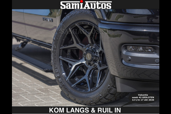 Dodge Ram Limited 540 PK | HUD | €84950,- excl | LUCHTVERING | MASSAGE | PASSAGIERSSCHERM | De Meest Luxe en Volle Pick-Up in zijn Klasse  Comfortabele Dubbele Cabine met Royale 5 Zitplaatsen | BPM vrij | Nu Leverbaar uit Voorraad | Voorraad Nr 2335 - 5153 | De specialist in Amerikaanse pick‑ups in Nederland en Europa.