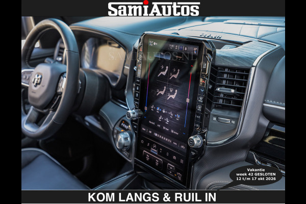 Dodge Ram Limited 540 PK | HUD | €84950,- excl | LUCHTVERING | MASSAGE | PASSAGIERSSCHERM | De Meest Luxe en Volle Pick-Up in zijn Klasse  Comfortabele Dubbele Cabine met Royale 5 Zitplaatsen | BPM vrij | Nu Leverbaar uit Voorraad | Voorraad Nr 2335 - 5153 | De specialist in Amerikaanse pick‑ups in Nederland en Europa.